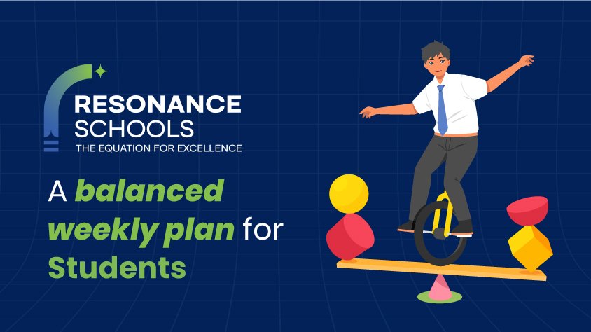 Balanced weekly study plan for students
