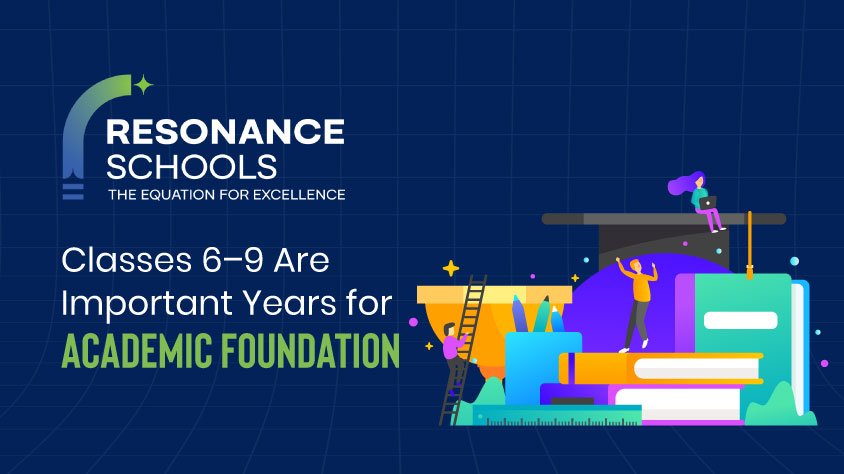 Students of classes 6 to 9 building strong academic foundation in classroom