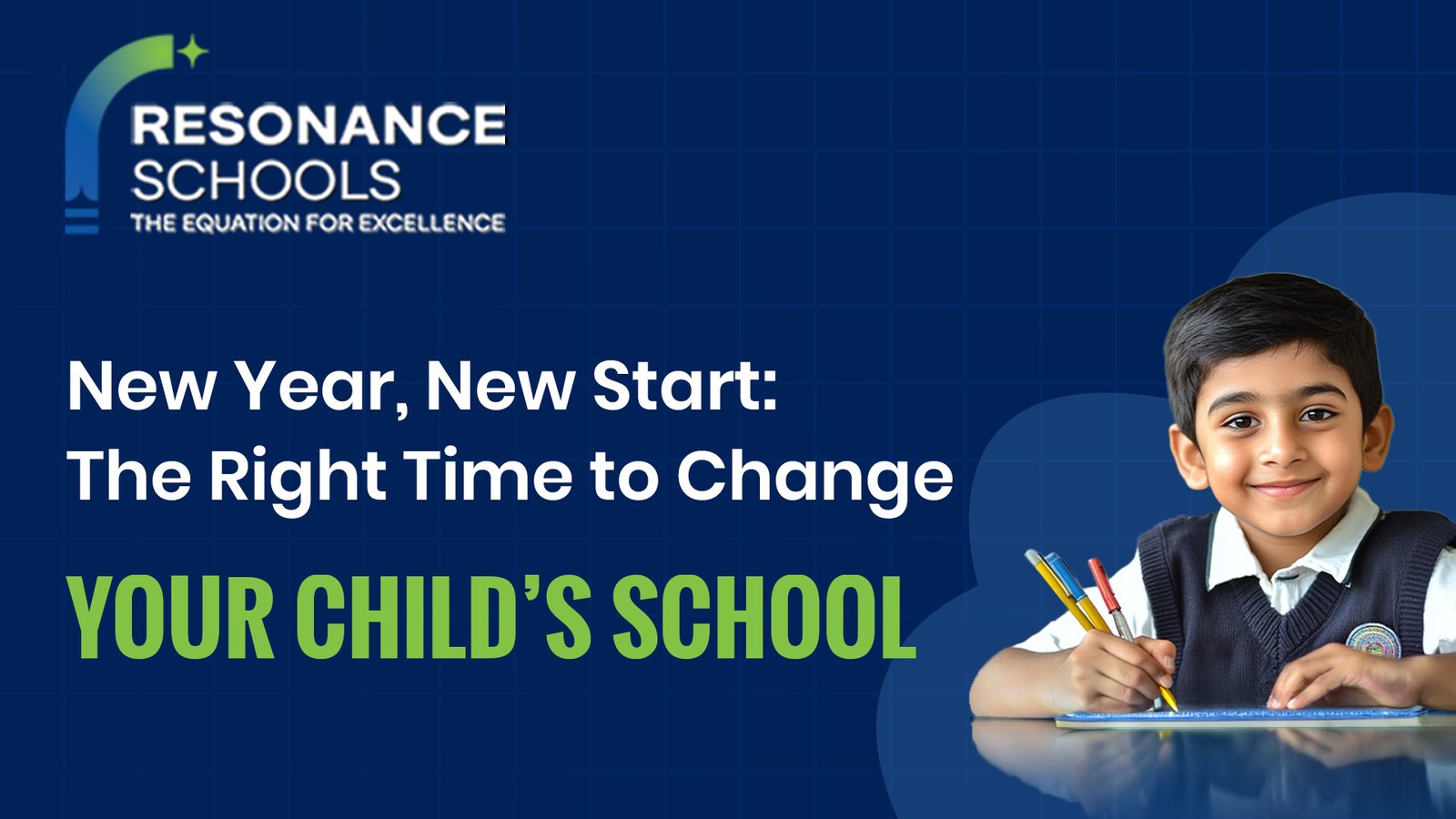 Student starting fresh at a new school in the new academic year